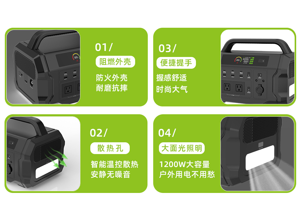 Boltpower利来国际最老品牌网 BP120A  1200W户外储能电源_13